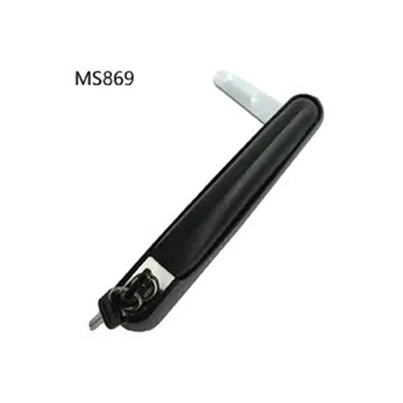 MS869黑色PA平面锁 塑料锁